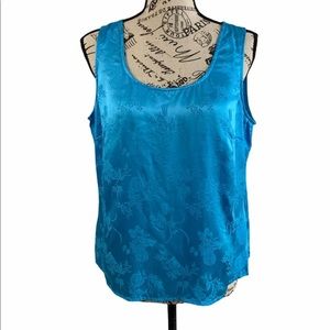 Robbie Bee women's silk oriental tank top